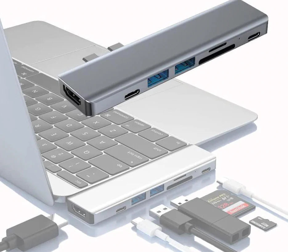 HyperDock Pro 7-in-1 USB-C Hub — 4K HDMI Multiport Adapter for MacBook Pro & Air