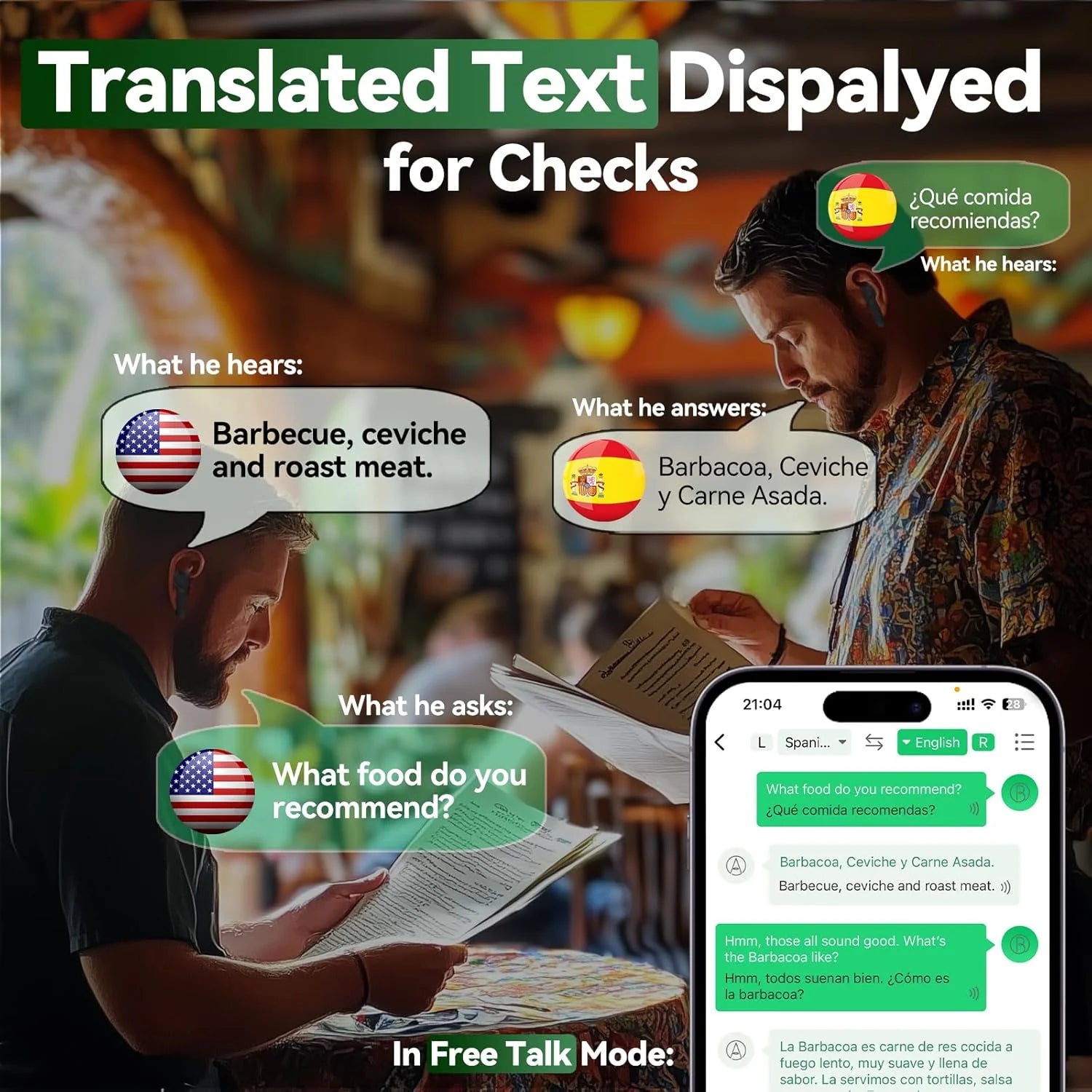 LingoLink Pro — 144-Language Smart Translator Earbuds with Real-Time AI Translation