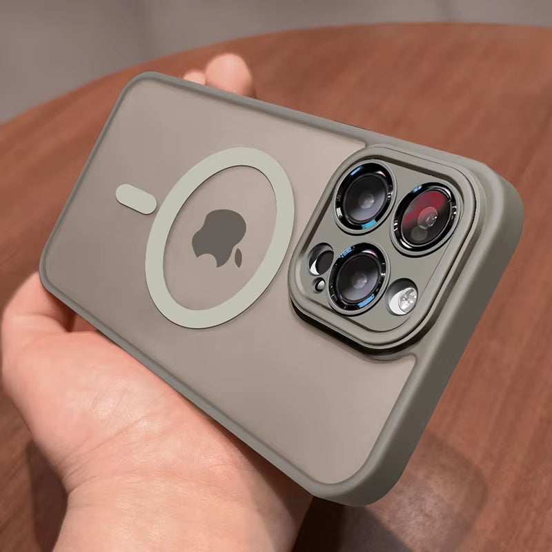 MagArmor™ Luxe Matte MagSafe Case – Shockproof Magnetic Protection with Style