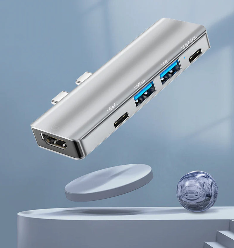 HyperDock Pro 7-in-1 USB-C Hub — 4K HDMI Multiport Adapter for MacBook Pro & Air