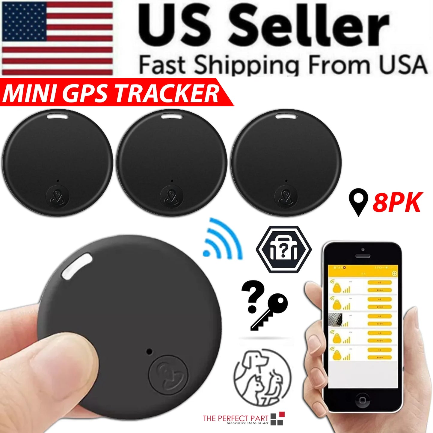 🔍 SmartTag™ Mini Bluetooth Tracker – Never Lose What Matters Most