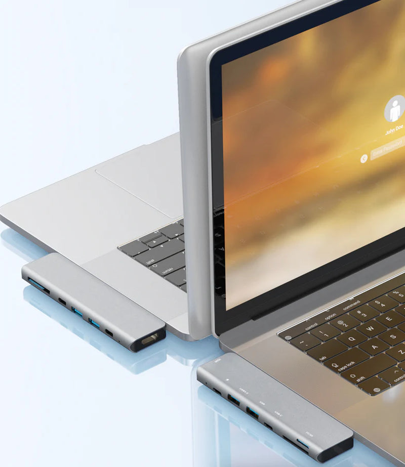 HyperDock Pro 7-in-1 USB-C Hub — 4K HDMI Multiport Adapter for MacBook Pro & Air