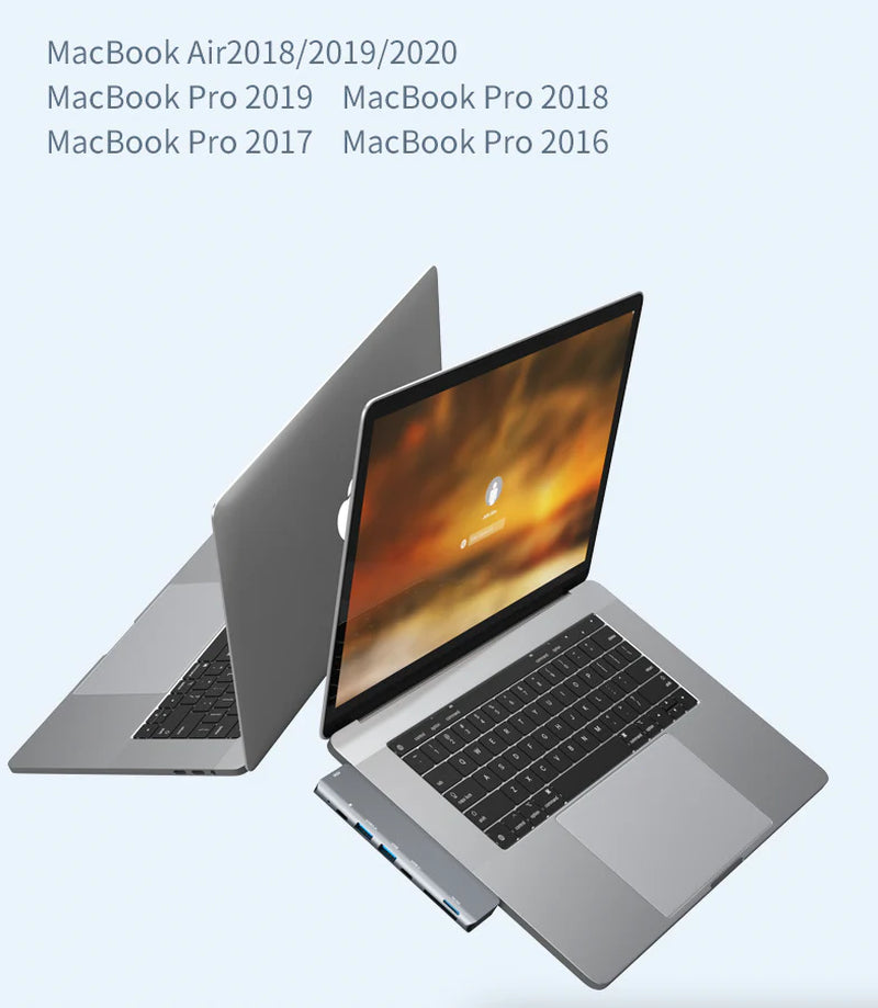 HyperDock Pro 7-in-1 USB-C Hub — 4K HDMI Multiport Adapter for MacBook Pro & Air