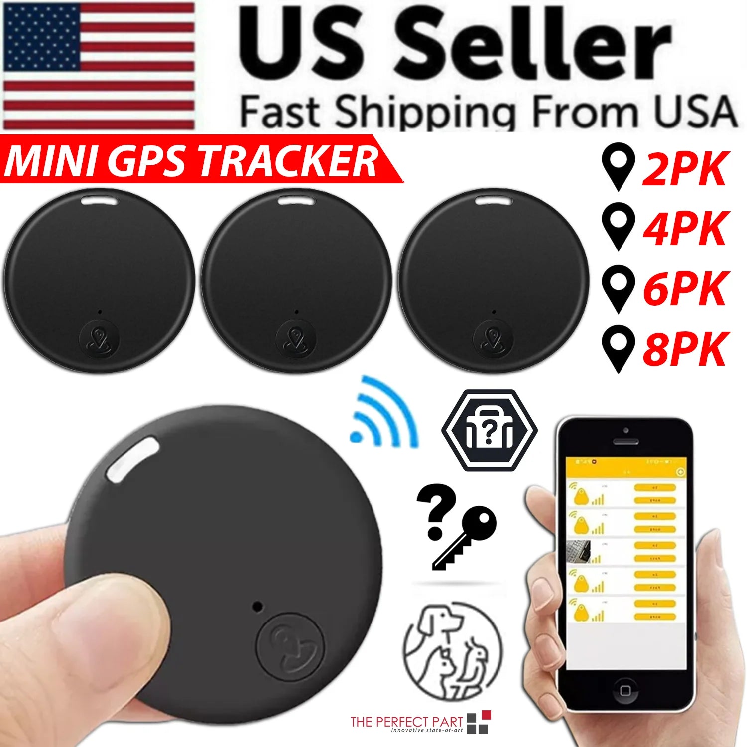 🔍 SmartTag™ Mini Bluetooth Tracker – Never Lose What Matters Most