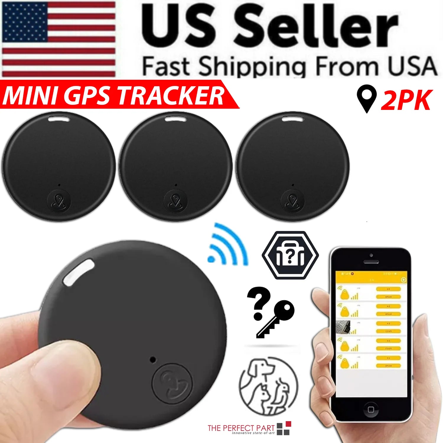 🔍 SmartTag™ Mini Bluetooth Tracker – Never Lose What Matters Most