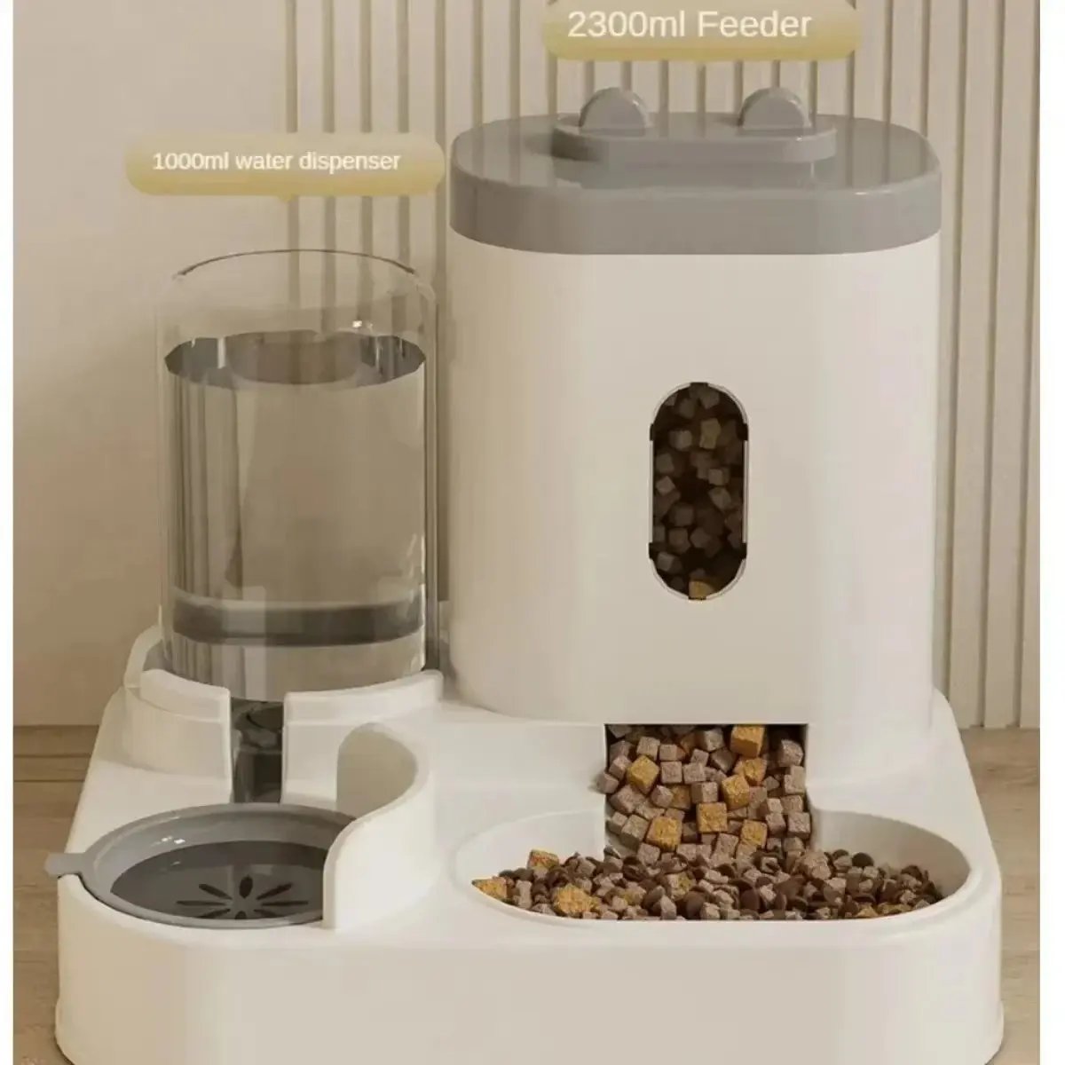 🐾 PawMate™ 2-in-1 Automatic Pet Feeder & Water Fountain | Large Capacity, No Power Needed